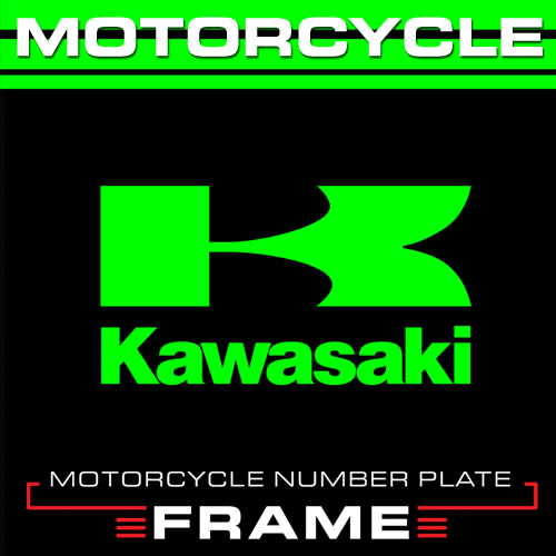 MFMC09- 2020 KIWASAKI 3 LINE 모터사이클 바이크 넘버 플레이트 /번호판가드 프레임