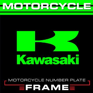 MFMC09- 2020 KIWASAKI 3 LINE 모터사이클 바이크 넘버 플레이트 /번호판가드 프레임