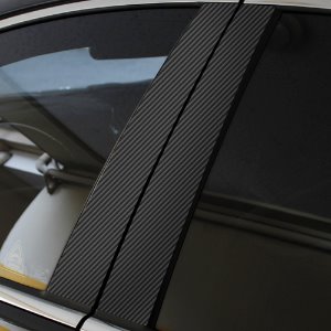 VIP-210 B필러 기둥 카본 스티커 (차량 한대분) - 쌍용차종